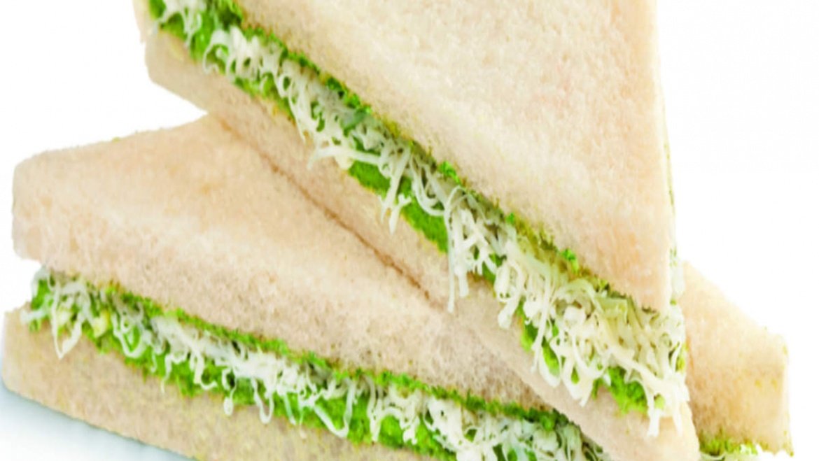 Chatni White Bread Slice with Cheese